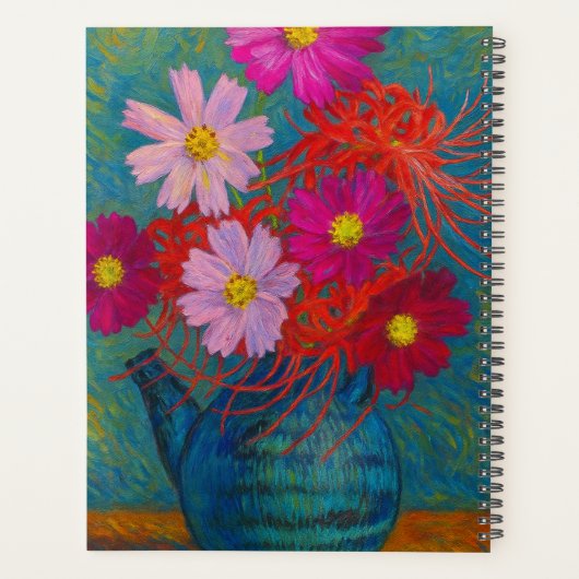 Custom Name  Floral Planner プランナー手帳 (裏面)