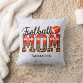 Custom Name Football Mom | Mother's Day クッション (ブランケット)