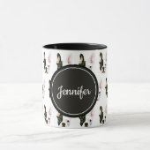 Custom Name French Bulldog Coffee Mug マグカップ (中央)