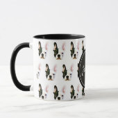 Custom Name French Bulldog Coffee Mug マグカップ (左)