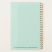 Custom Name Fun Cool Teacher Goose Planner プランナー手帳 (裏面)