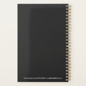 Custom Name Fun Cool Teacher Goose Planner プランナー手帳 (裏面)