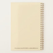 Custom Name Fun Cool Teacher Goose Planner プランナー手帳 (裏面)