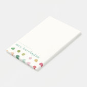 Custom Name Fun Gift for Teachers Stationery ポストイット (アングル)