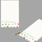 Custom Name Fun Gift for Teachers Stationery ポストイット