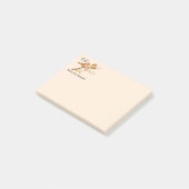 Custom Name Fun Sparrow Bird Nature Art ポストイット (アングル)