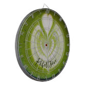 Custom Name Funny Matcha Latte Lover Green Tea ダーツボード (正面左)