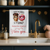 Custom Name Gift for Girlfriend Valentine Towel キッチンタオル