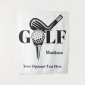 Custom Name Golf タペストリー (正面)