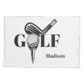 Custom Name Golf 枕カバー (裏面)