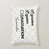 Custom Name Graduation Gift | Funny Graduation アクセントクッション (正面(垂直))