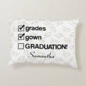Custom Name Graduation Gift | Funny Graduation アクセントクッション (裏面)