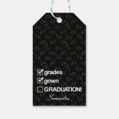 Custom Name Graduation Gift | Funny Graduation ギフトタグ (裏面)