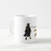 Custom Name Graduation wish mug コーヒーマグカップ (正面左)