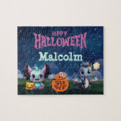 Custom Name Halloween Dragon Puzzle  ジグソーパズル (横)