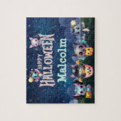 Custom Name Halloween Dragon Puzzle ジグソーパズル (縦)