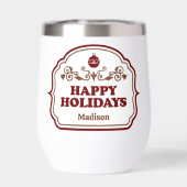 Custom name Happy Holidays (背面)