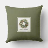 Custom Name Holiday Pillow Best Christmas Gift クッション (裏面)