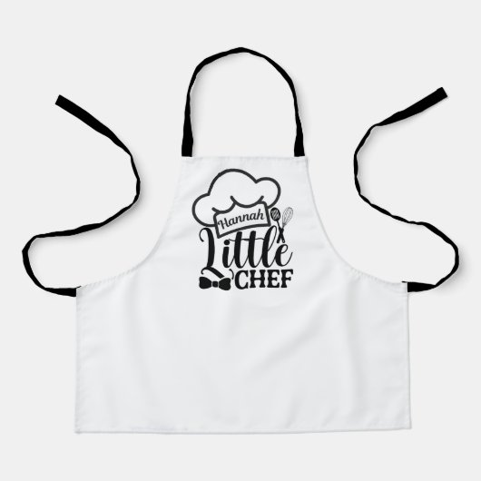 Custom name Kids apron  エプロン (正面)