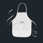 Custom Name Kids Apron 子供用エプロン<br><div class="desc">Custom Name Kids Apron</div>