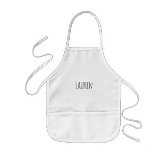 Custom Name Kids Apron 子供用エプロン