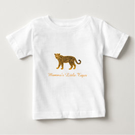 Custom Name Kids T-Shirt – Cute Tiger Design ベビーTシャツ