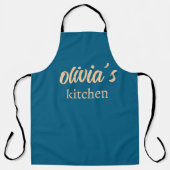 Custom Name Kitchen Apron – Personalized Cooking  エプロン (正面)