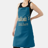 Custom Name Kitchen Apron – Personalized Cooking  エプロン (インサイチュ)