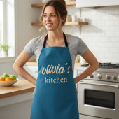 Custom Name Kitchen Apron – Personalized Cooking  エプロン