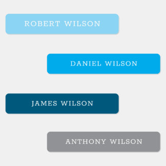 Custom Name Labels Kids' Boys Stickers ラベル