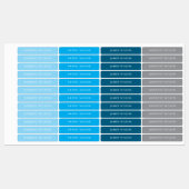 Custom Name Labels Kids' Boys Stickers ラベル (シート)