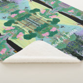 💕 Custom Name Lake Kiss Sherpa Blanket – Cuddle シェルパブランケット (3/4)