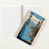Custom Name Lake Tahoe ノートブック (内側)