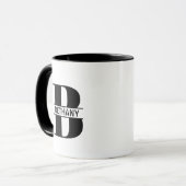 Custom Name Letter 'B' Mug マグカップ (正面左)