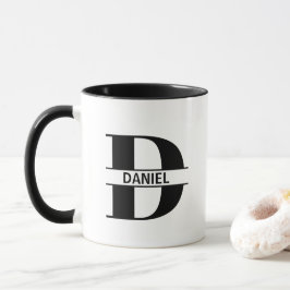 Custom Name Letter 'D' Mug マグカップ
