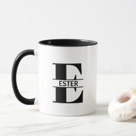 Custom Name Letter 'E' Mug マグカップ