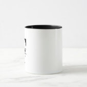 Custom Name Letter 'F' Mug マグカップ (中央)