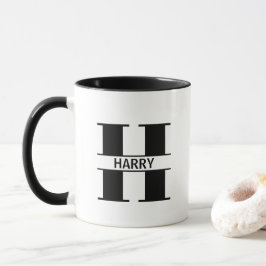 Custom Name Letter 'H' Mug マグカップ