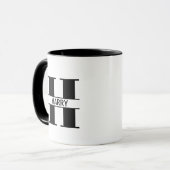 Custom Name Letter 'H' Mug マグカップ (正面左)