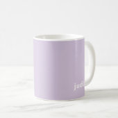 Custom Name Lilac Mist Mug Personalized Minimal  コーヒーマグカップ (正面右)
