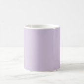 Custom Name Lilac Mist Mug Personalized Minimal  コーヒーマグカップ (中央)