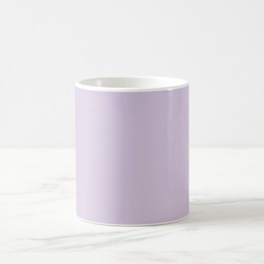 Custom Name Lilac Mist Mug Personalized Minimal  コーヒーマグカップ (中央)
