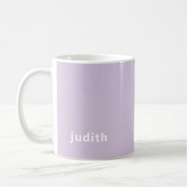 Custom Name Lilac Mist Mug Personalized Minimal  コーヒーマグカップ