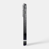 ✨ Custom Name Liquid Gold Eagle Icon Luxury Metall iPhoneケース (左側面)