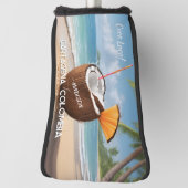 Custom Name & Location Coco Loco ゴルフヘッドカバー (回転90)