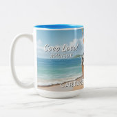 Custom Name & Location Coco Loco ツートーンマグカップ (左)