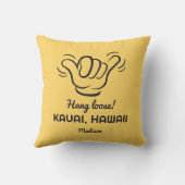 Custom Name, Location & Color Shaka クッション (裏面)