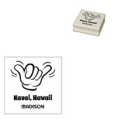 Custom Name & Location Shaka ラバースタンプ (押印)