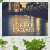 Custom Name London キッチンタオル (折り畳み)