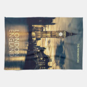 Custom Name London キッチンタオル (横)